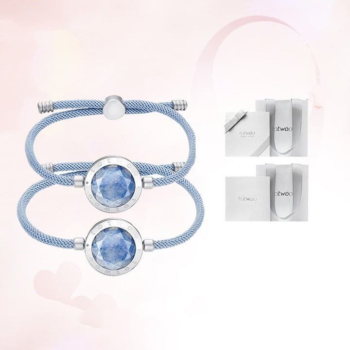 Totwoo Blue Lovers Induction Bracelet A Pair Of Long-distance Lovers