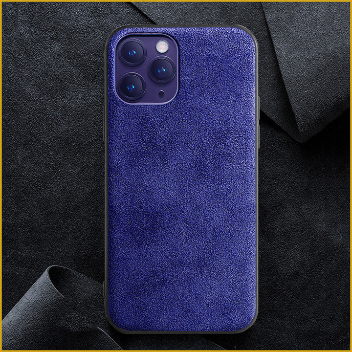 New Style Suede Phone Case Full-cover High-end Protection