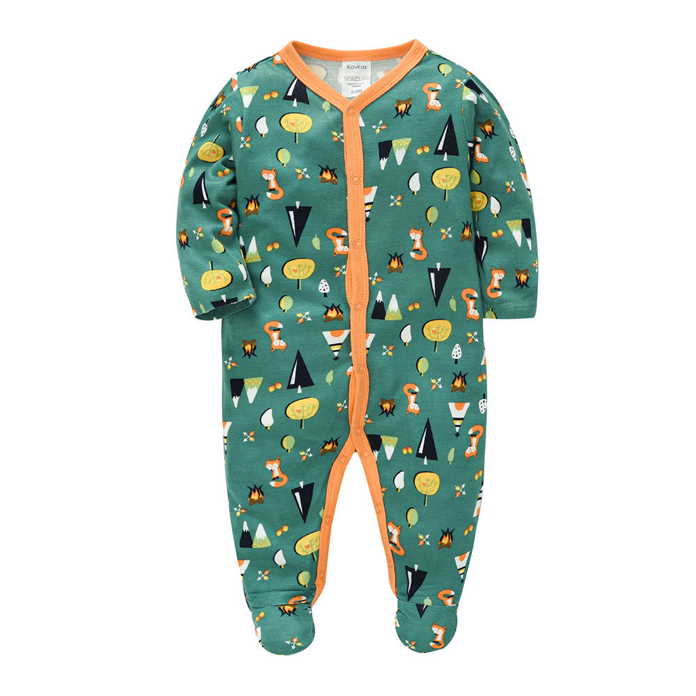 Cartoon baby jumpsuit