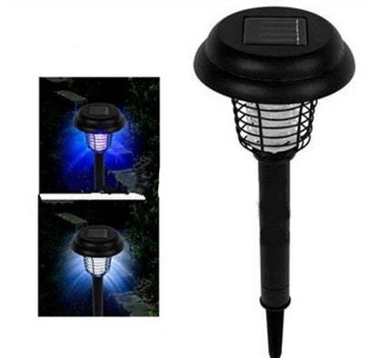 LED SOLAR LED reîncărcabil lampă anti-țânțari cu zboruri electronice zapper insect dăunători uv capcană lampa de grădină exterioară