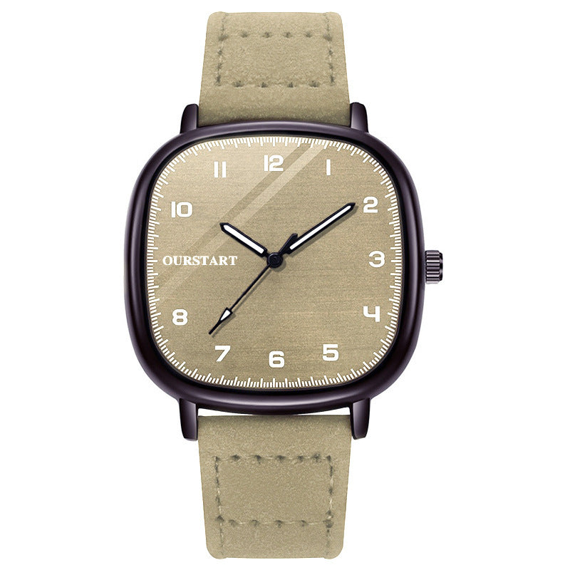 Casual Digital Exam Quartz Suede Belt Student Watch