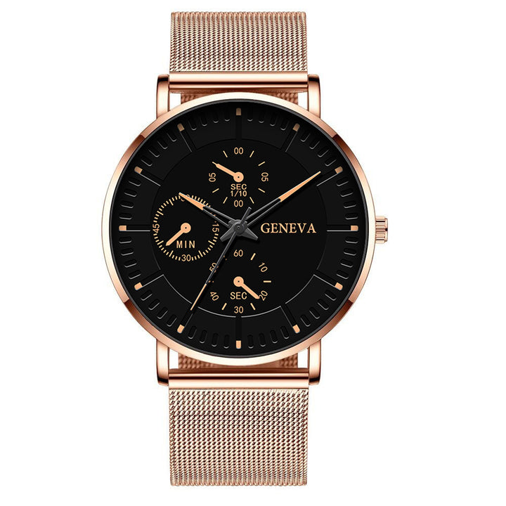 Fashion Coreean Fashion Watch Men’s Mesh Simple Simple