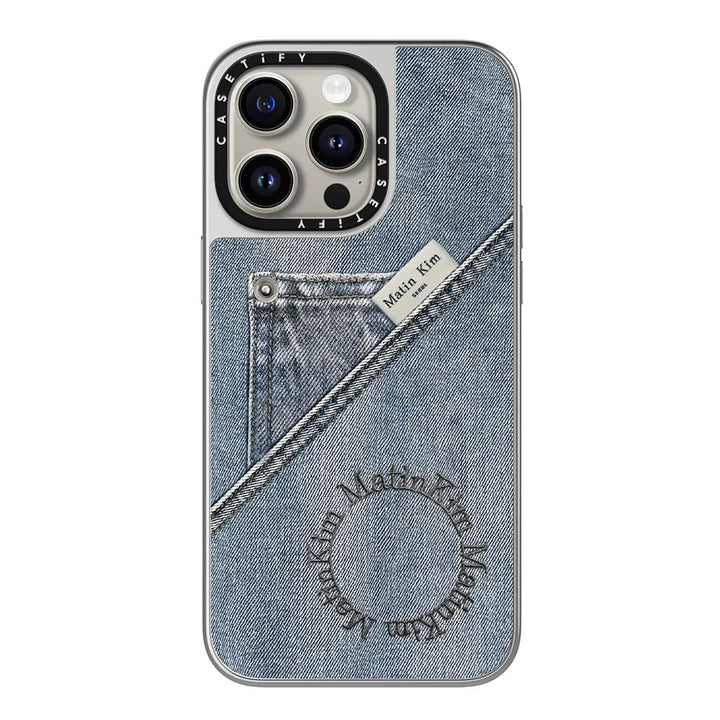 Simple And Fashionable High-end Silver Frame Phone Case