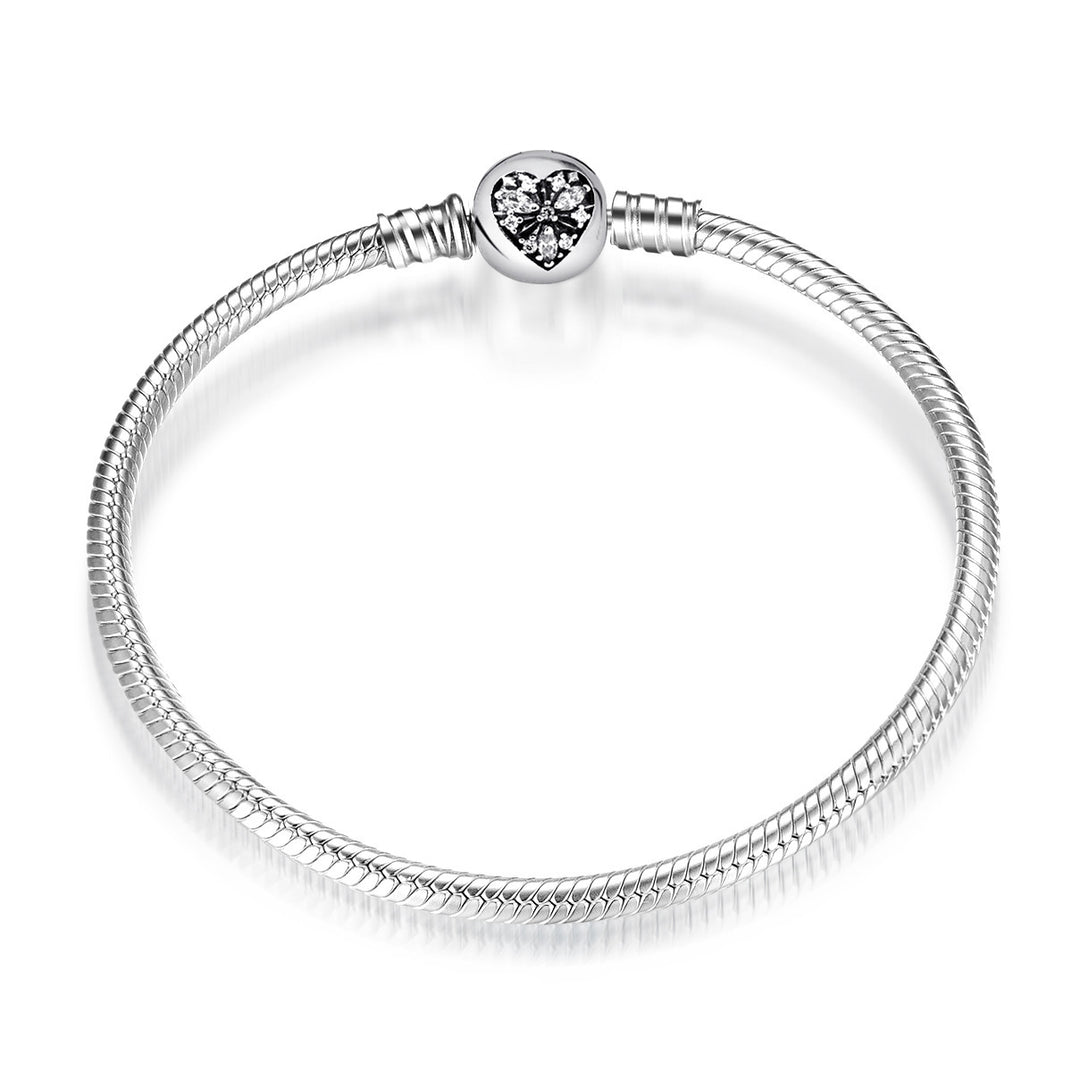 Brățară pentru femei S925 Sterling Silver Basic Snake Bone Lanț