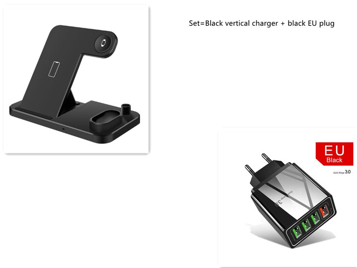 4 in 1 Wireless Charger Qi 10W Fast Charging