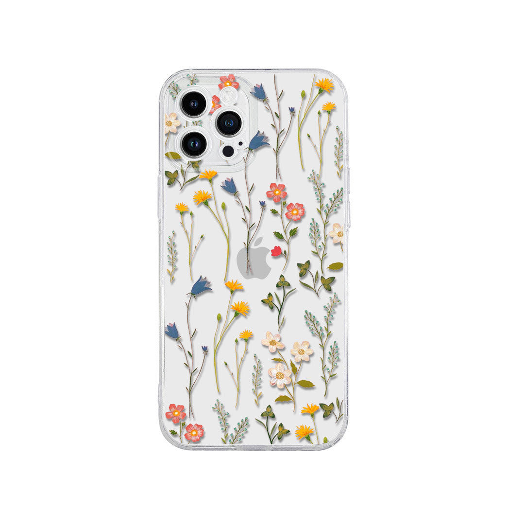 Ins Floral Phone Flower Protective Carcasă