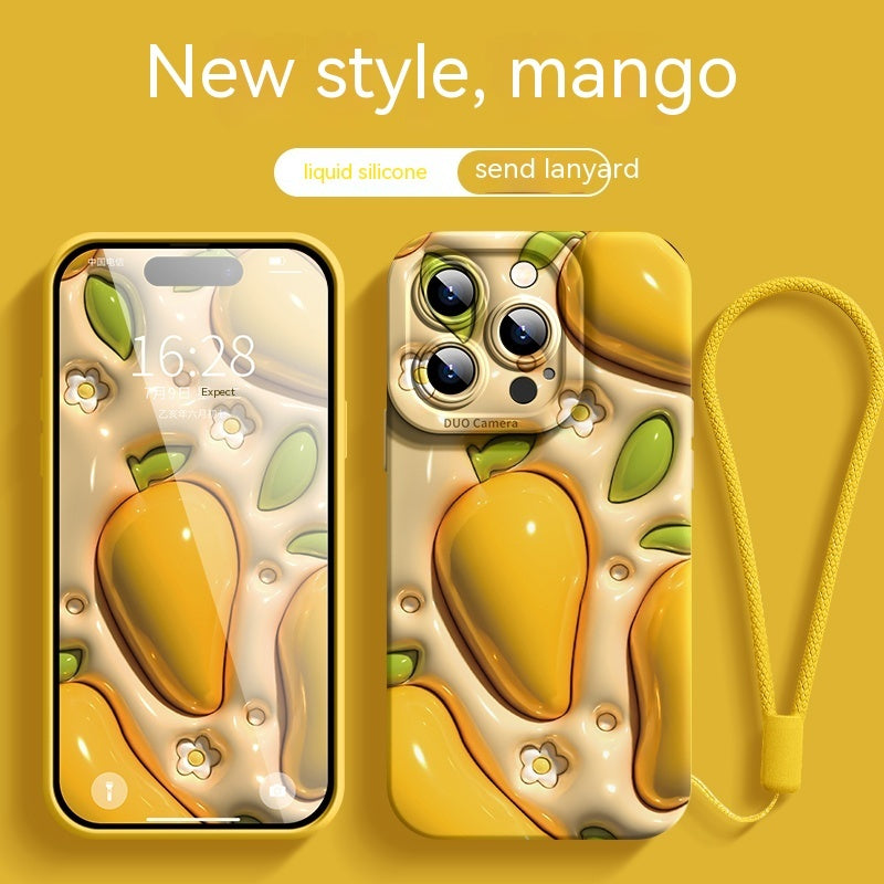 Three-dimensional Mango Suitable For Mobile Phone Case