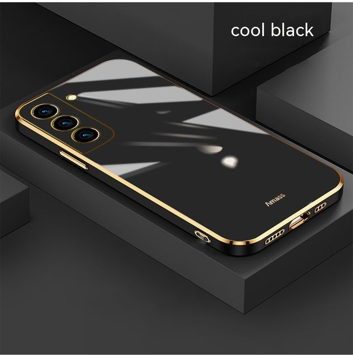 Straight Edge Electroplating All-inclusive Drop-resistant Phone Case