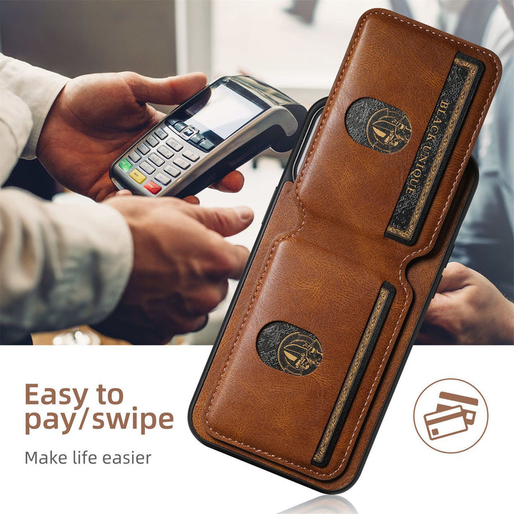 Leather Business Card Phone Case