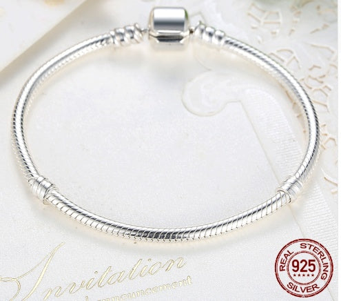 Lux 100% 925 Sterling Silver Charm Lanț Fit brățară originală Brățară pentru femei Bijuterii autentice Pulseira cadou XCHS902