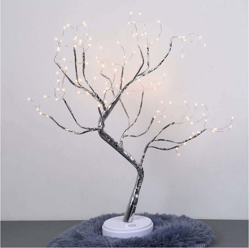 Tree Light Touch Switch Pearl Star Night Light