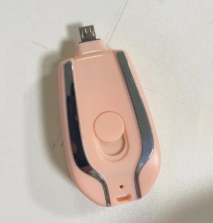 1500mAh Mini Power Pod Pod Cheychain încărcător cu tip-C ultra-compact mini pachete de baterii de încărcare rapidă de rezervă de rezervă