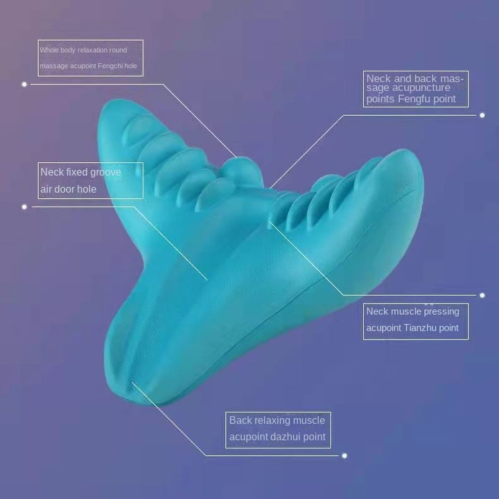 Cervical coloană vertebrală pernă Gravitate Gravitate Acupresură gât Masajer Cervical Pernă Cervicală Pillow Neck umăr Masaj Pernă CAME