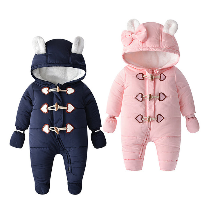 Baby Onesie Horn Buckle Hayi Baby Crawling Costum