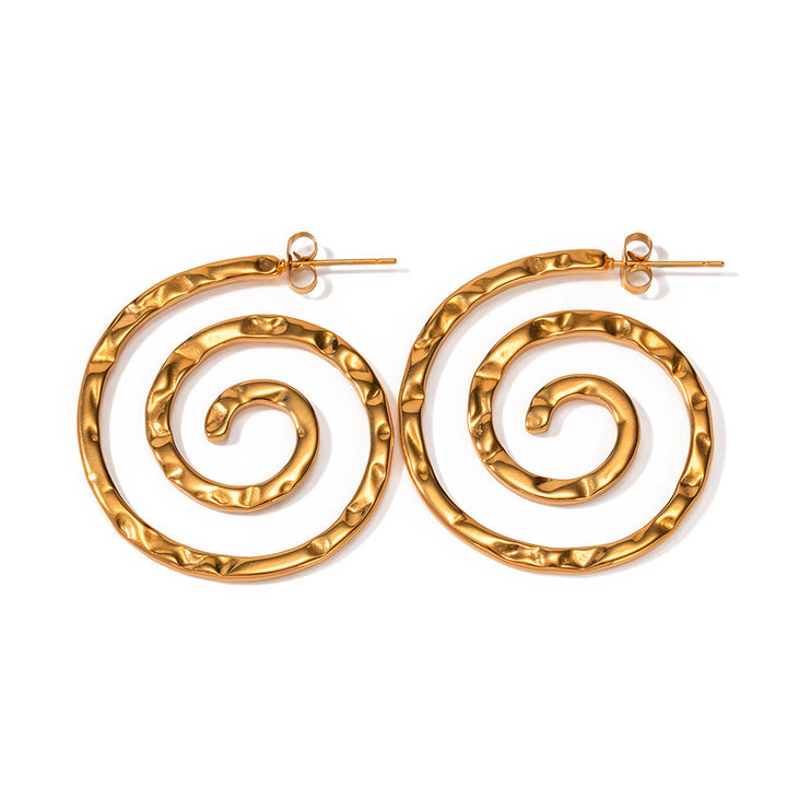 Women's Fashion Mosquito Coil Geometric Earrings