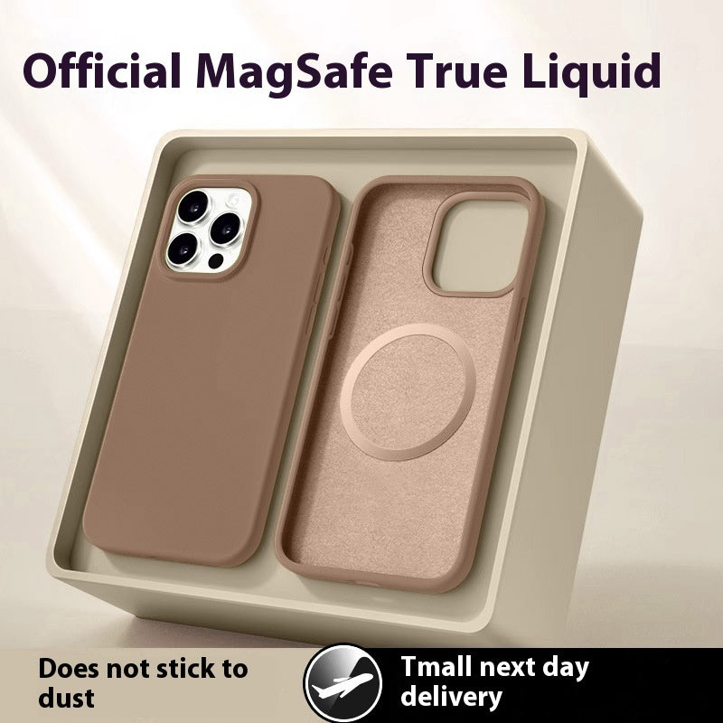 Phone Case Magnetic Liquid Silicone