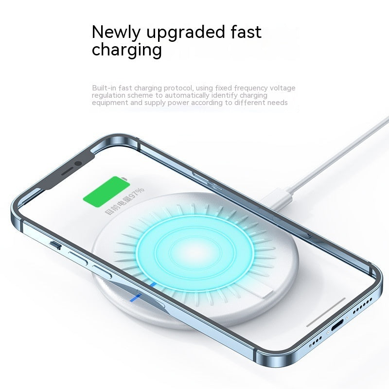 Two-in-one Desktop Wireless Charger Suitable For Mobile Phone Bluetooth Headset