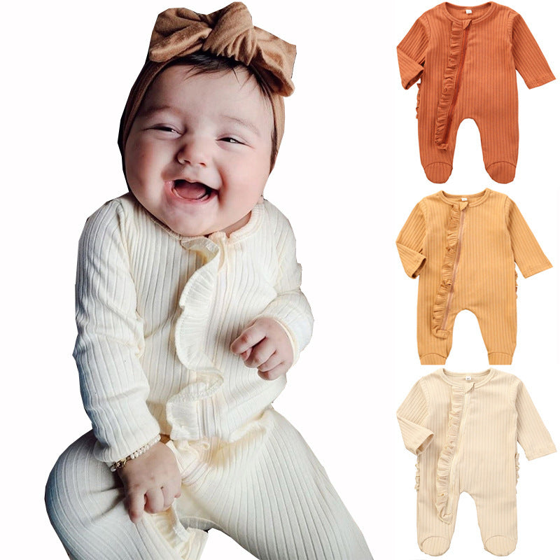 Baby Rompers Autumn Winter Băieți fete cu mânecă lungă SALL