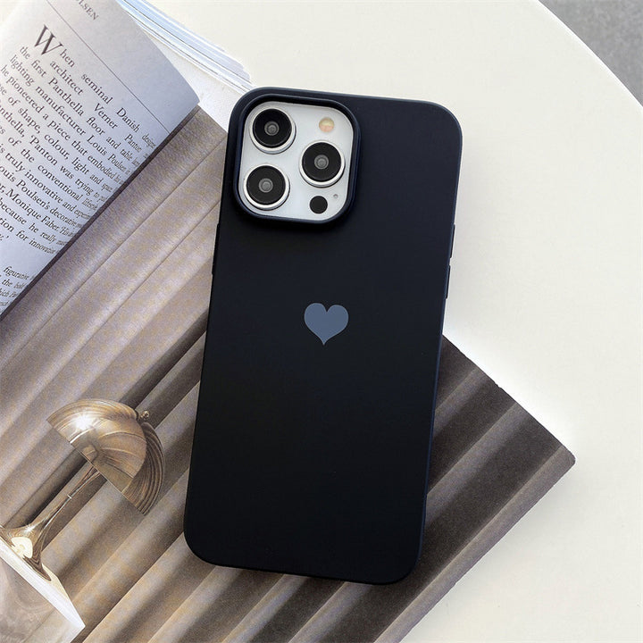 Simple Love Silicone Phone Case Drop-proof Protective Cover