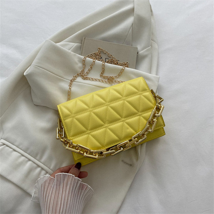 Solid Color Simple Chain Shoulder Bag