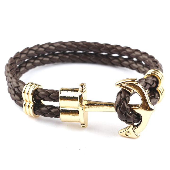 Europe And America Creative Bracelet Hand-woven Boat Anchor