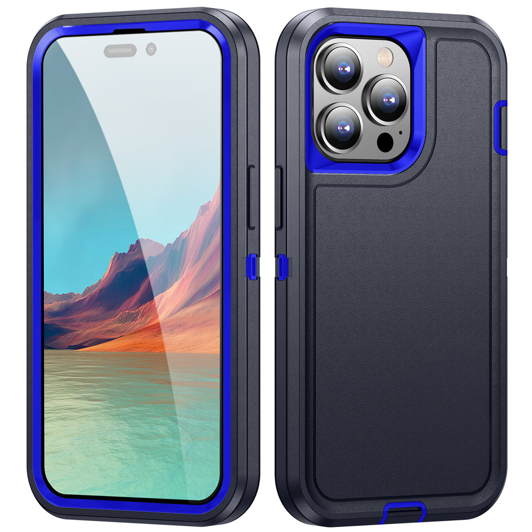 Phone Case Defend Three-proof Flat Drop-resistant Protective Cover