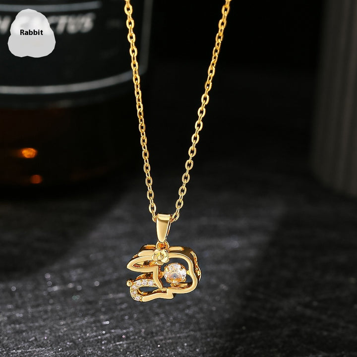 Ins Zodiac Smart Necklace Micro-inlaid