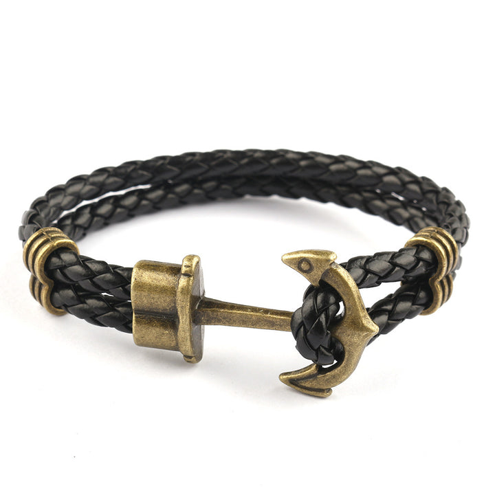 Europe And America Creative Bracelet Hand-woven Boat Anchor