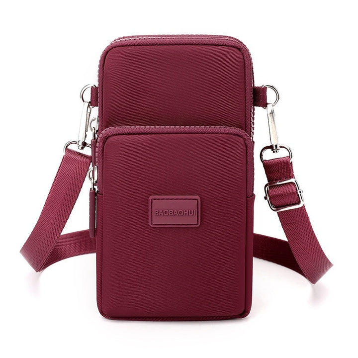 Oxford Pânză pentru femei Crossbody Halter Lightweight Telefon Mobile Geantă