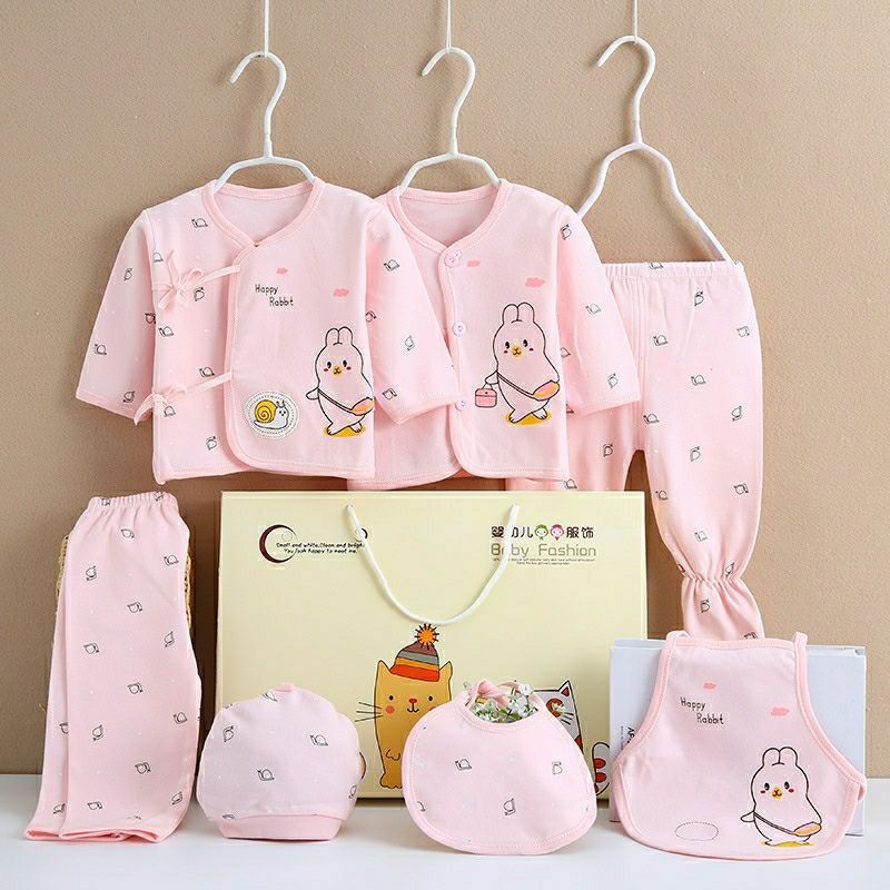 Pure Cotton Baby Clothes Spring And Autumn Summer Children Gift Box Set