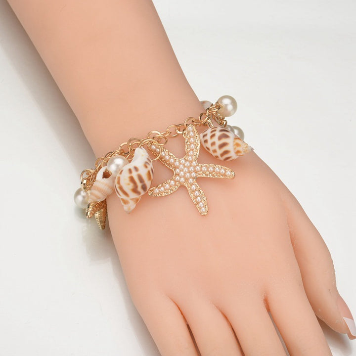 Fashion Tide Ocean Bohemian Style Sea Star Shell Bracelet