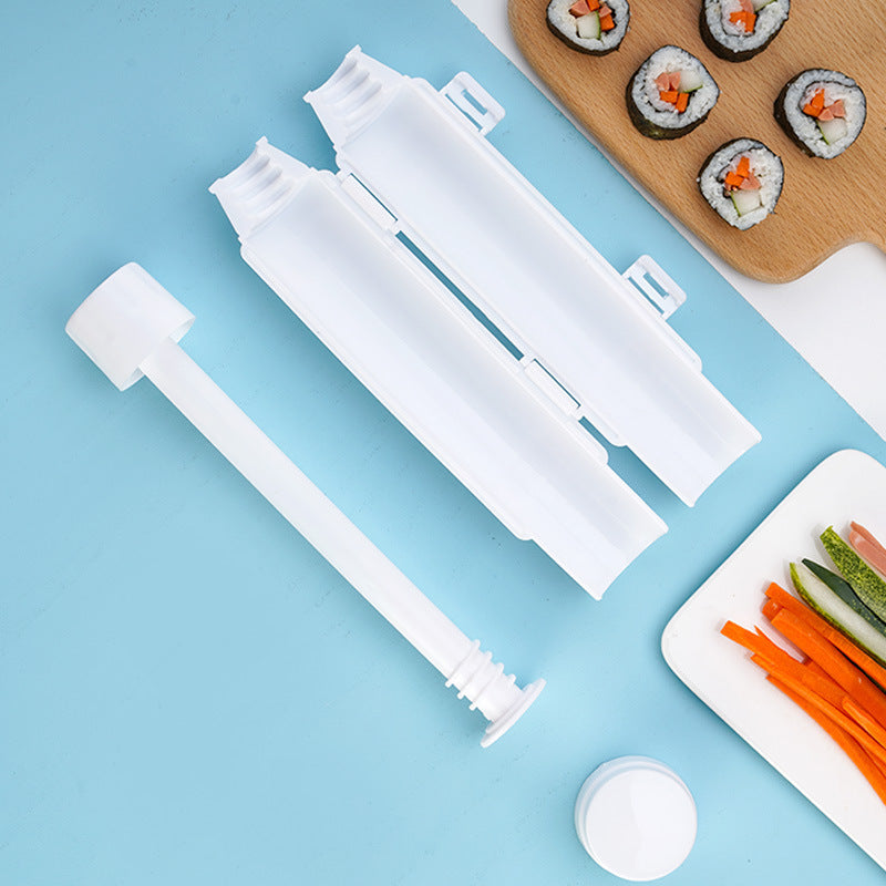 Kitchen DIY Sushi Making Machine Sushi Tool Sushi Maker Quick Sushi Bazooka Japanese Rolled Rice Meat Mold Bento Accessories