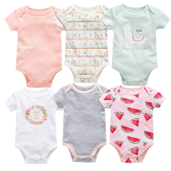 Six sets of newborn clothes