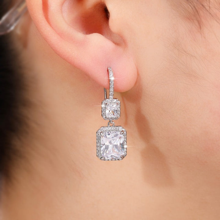 Women's French-style Zircon Earrings