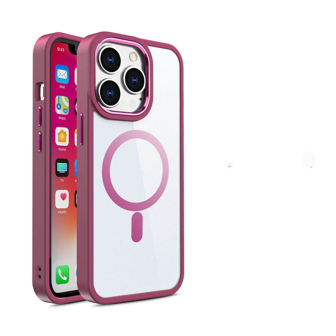 CASE MAGNETICĂ TRANSPARENT TELEFON CASE PROTECTIVE