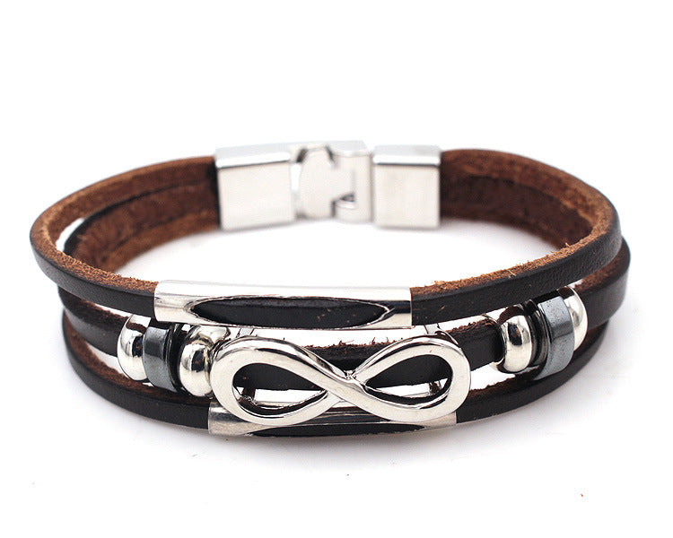 Leather Leather Bracelet Bracelet For men Figure 8