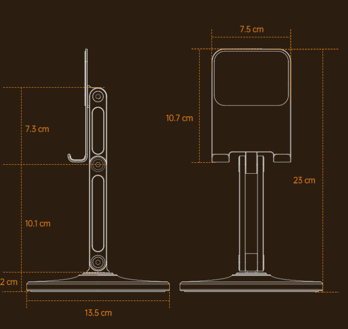 Base din lemn de aluminiu aliaj de aluminiu înălțime de desktop Creșterea pliabilă rotativă pentru telefon mobil tabletă suport pentru computer