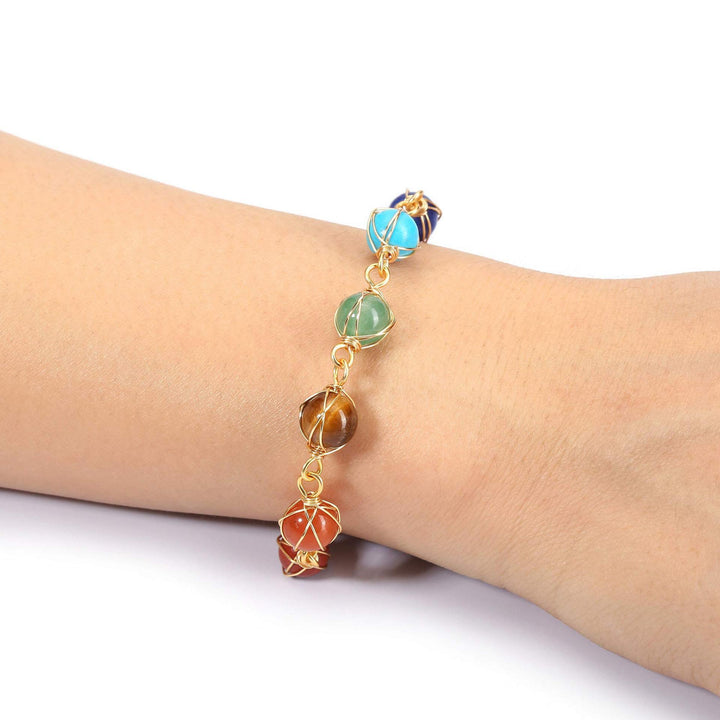 Bracelet Bracelet Natural Stone Seven Gems