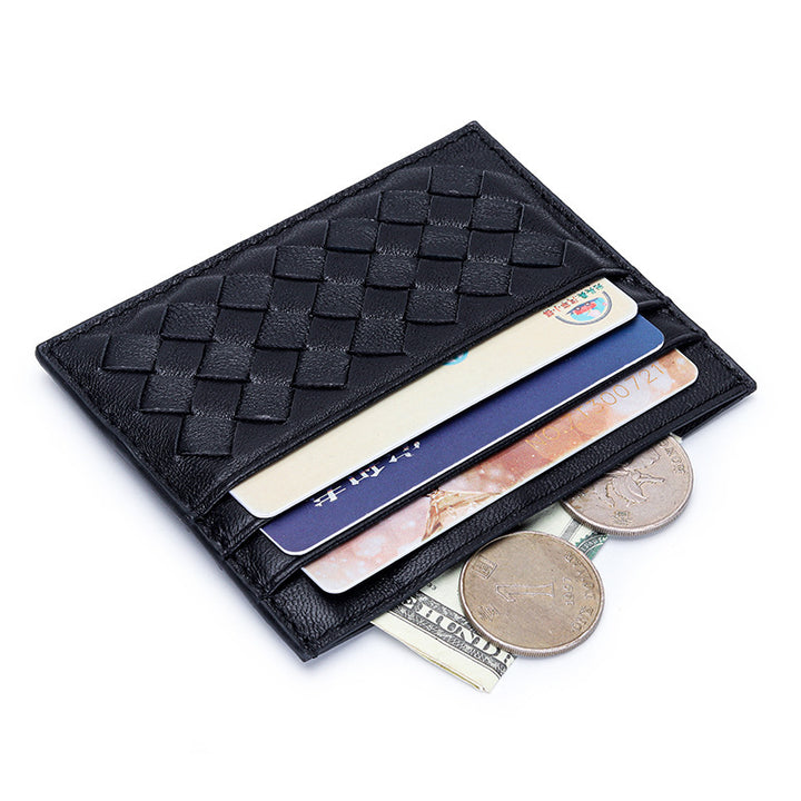 Women's Ultra-thin Mini Sheepskin Credit Card Cover