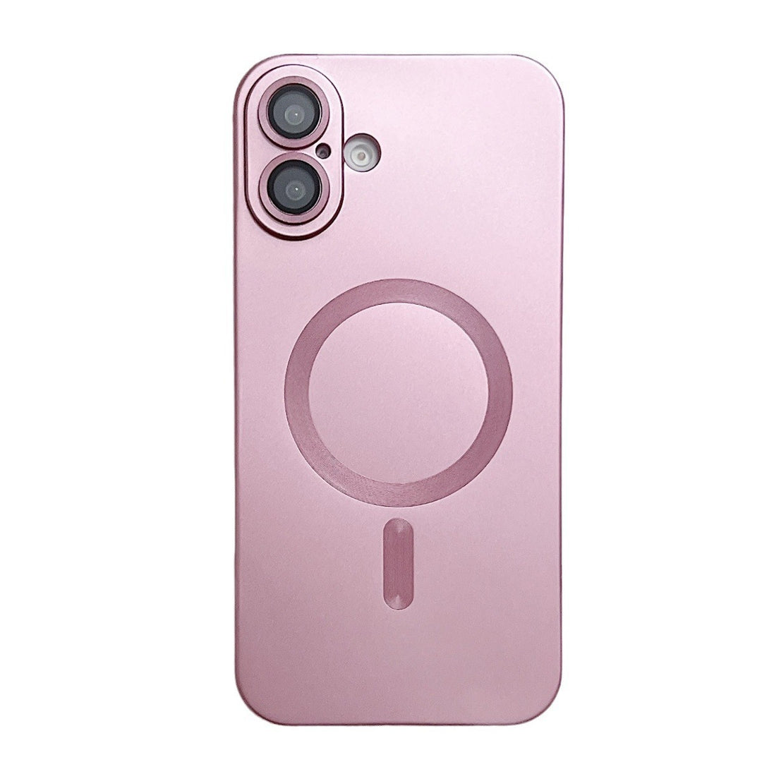 All-inclusive Drop-resistant Metallic Paint Magnetic Phone Case