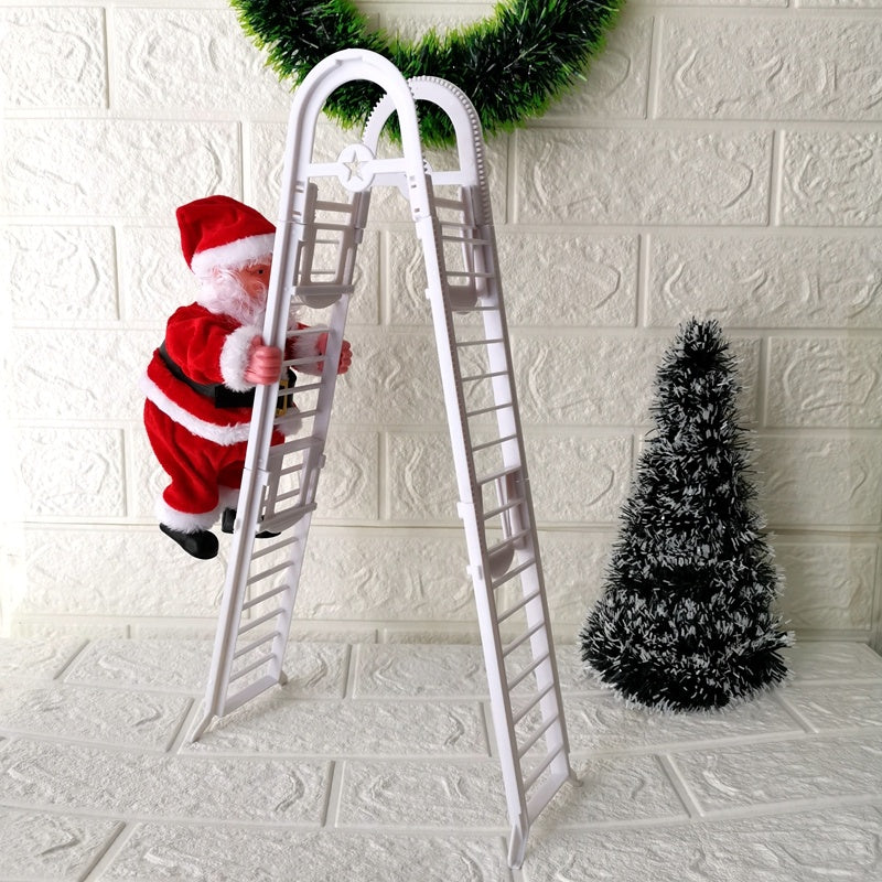 Climbing Ladder Electric Santa Claus Climbing Red Ladder Poll Jucărie