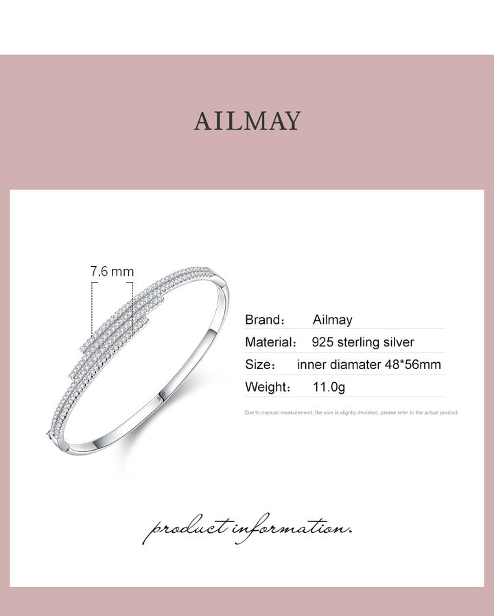 Fashion Line S925 Silver Bracelet For Women