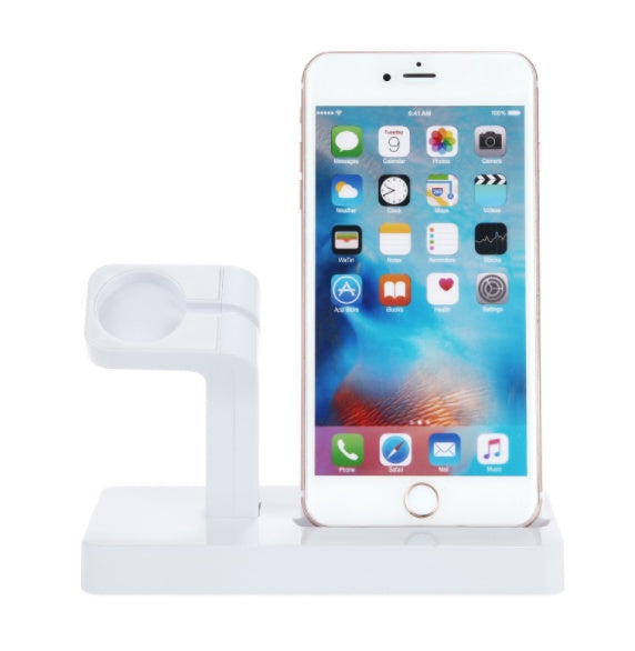 Compatibil cu Apple, compatibil cu Apple, 2 în 1 Încărcare Stație Dock Stație Desktop Cradle Stand pentru iPhone X 8 7 Plus 6s 5 5S SE pentru iPhone Watch I III Holder Charger