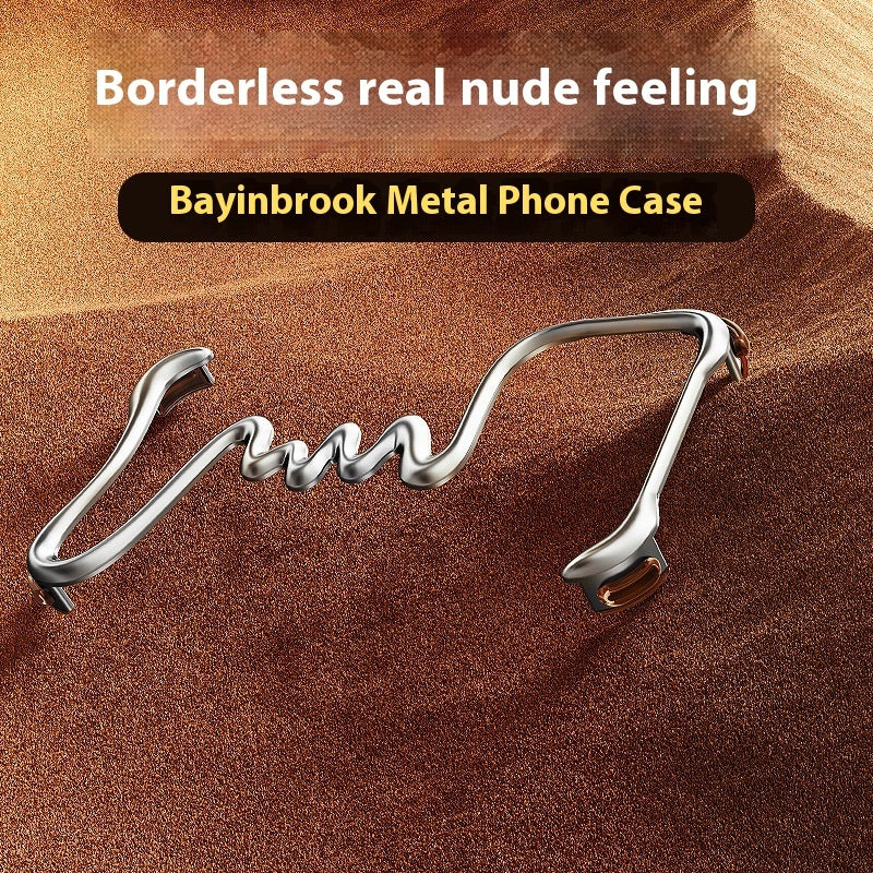 Metal Frameless Half Pack Phone Case