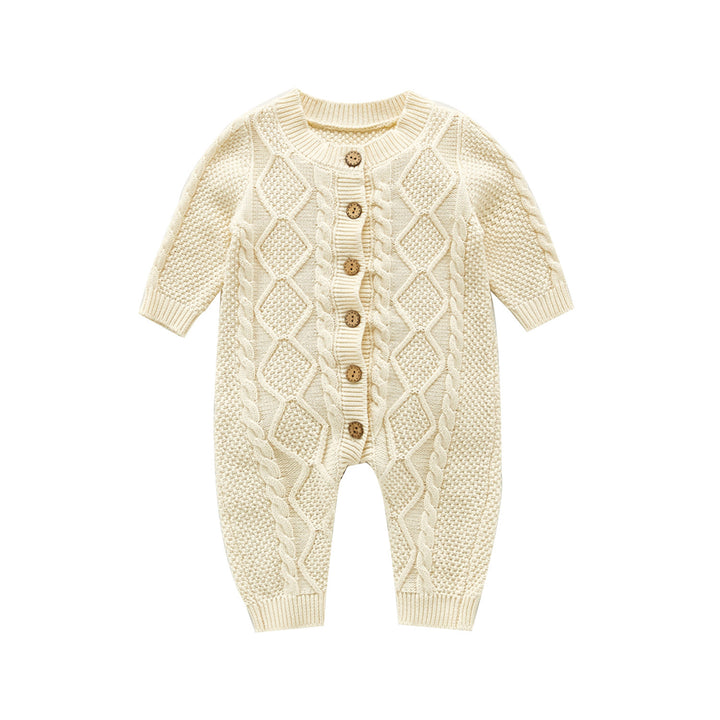 Baby cotton and woolen bodysuit