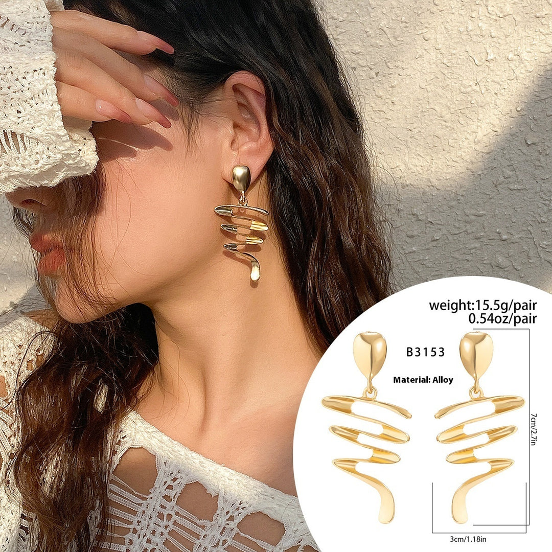 Women's Irregular Twisted Earrings