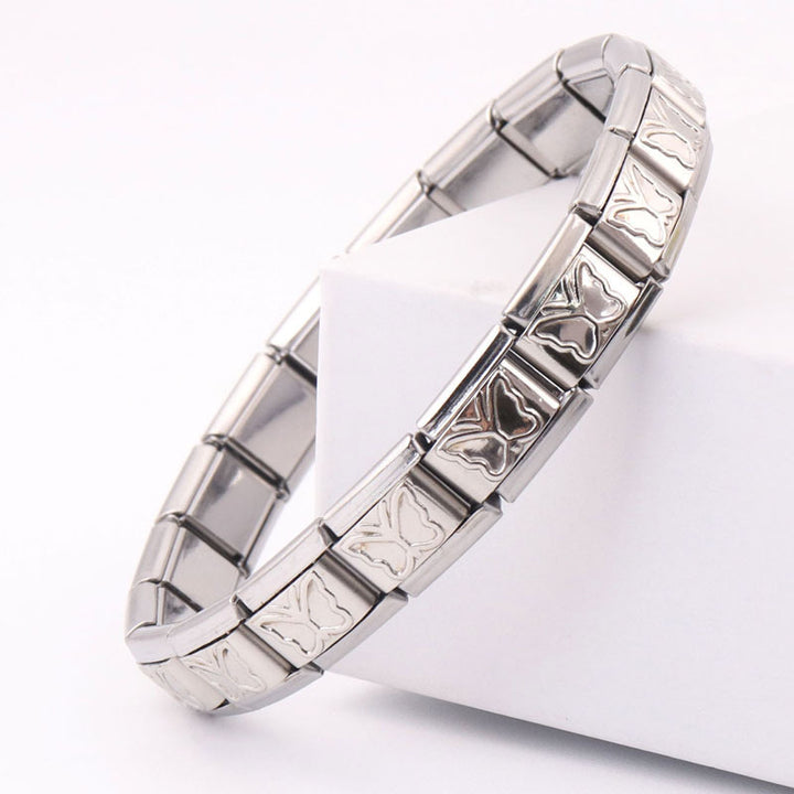 Fashion Bracelet Electroplated Stainless Steel Material Personalized Bracelet Removable