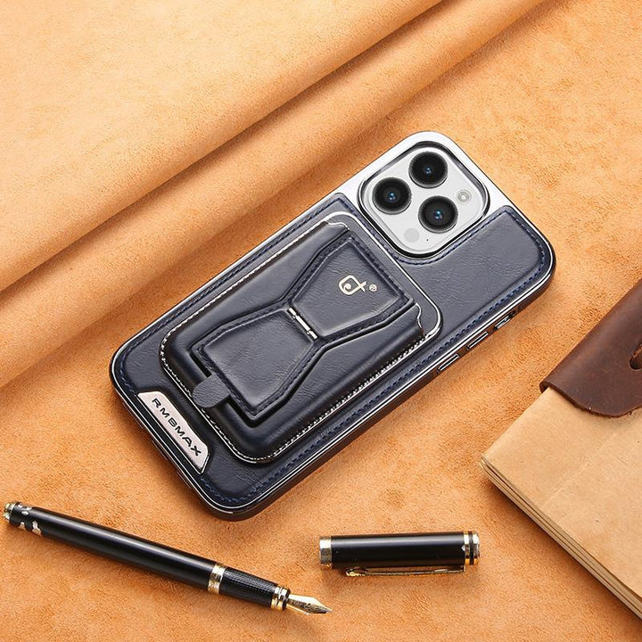 Card Holder Bracket 15promax Magnetic Suction Phone Case Applicable 4 Drop-resistant 13pm All-inclusive 12 Shell