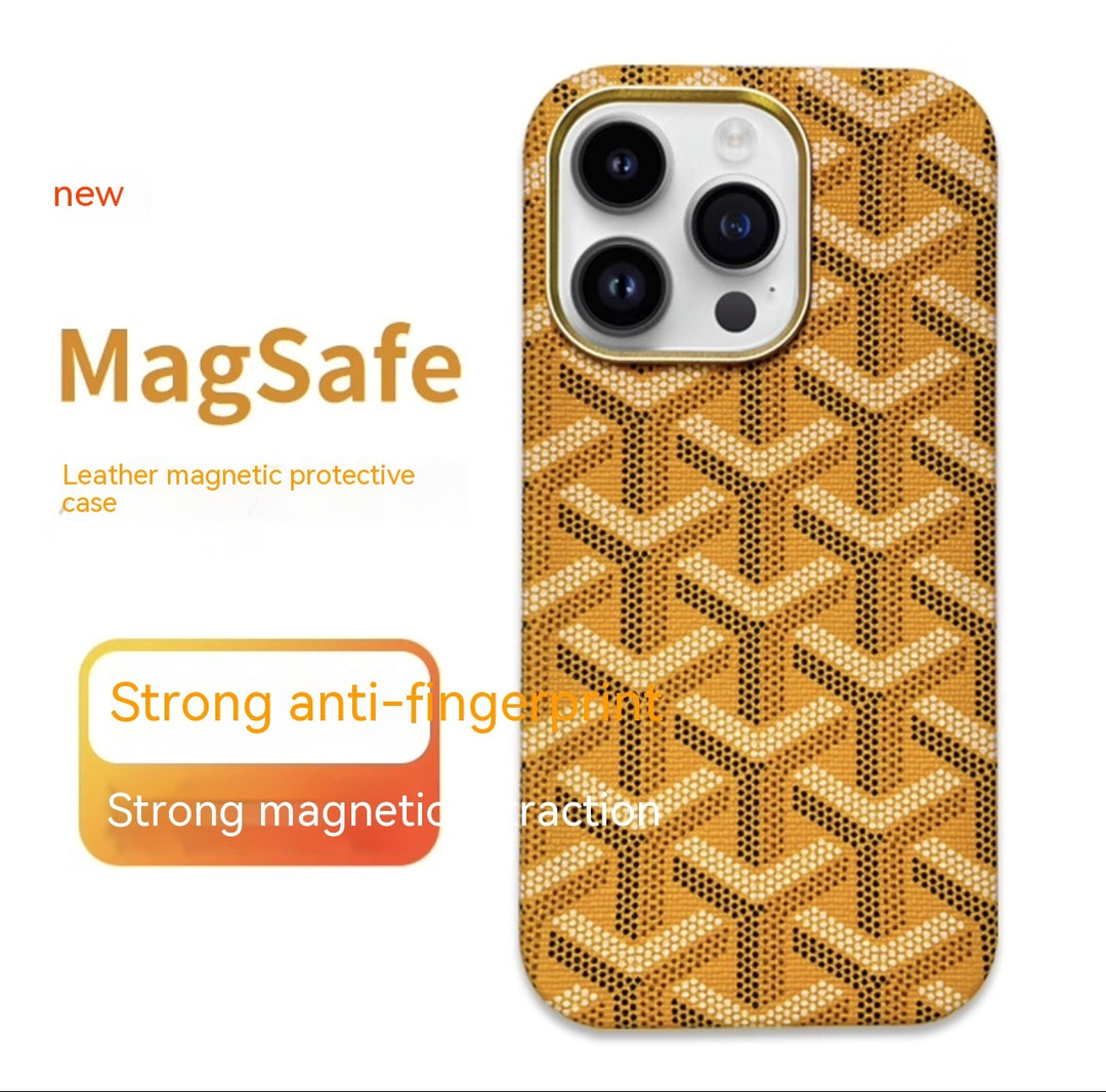 Leather Phone Case Magnetic All-inclusive Drop-resistant Protective Case