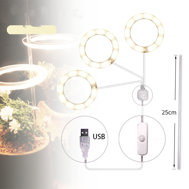 LED GROW Light Spectrum Full Spectrum Phyto Grow Lampa USB Phyto Lamp pentru plante Iluminat de creștere pentru plante interioare